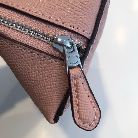 Coach Blush Triangular Shaped Leather Bag - Picture 4 of 11